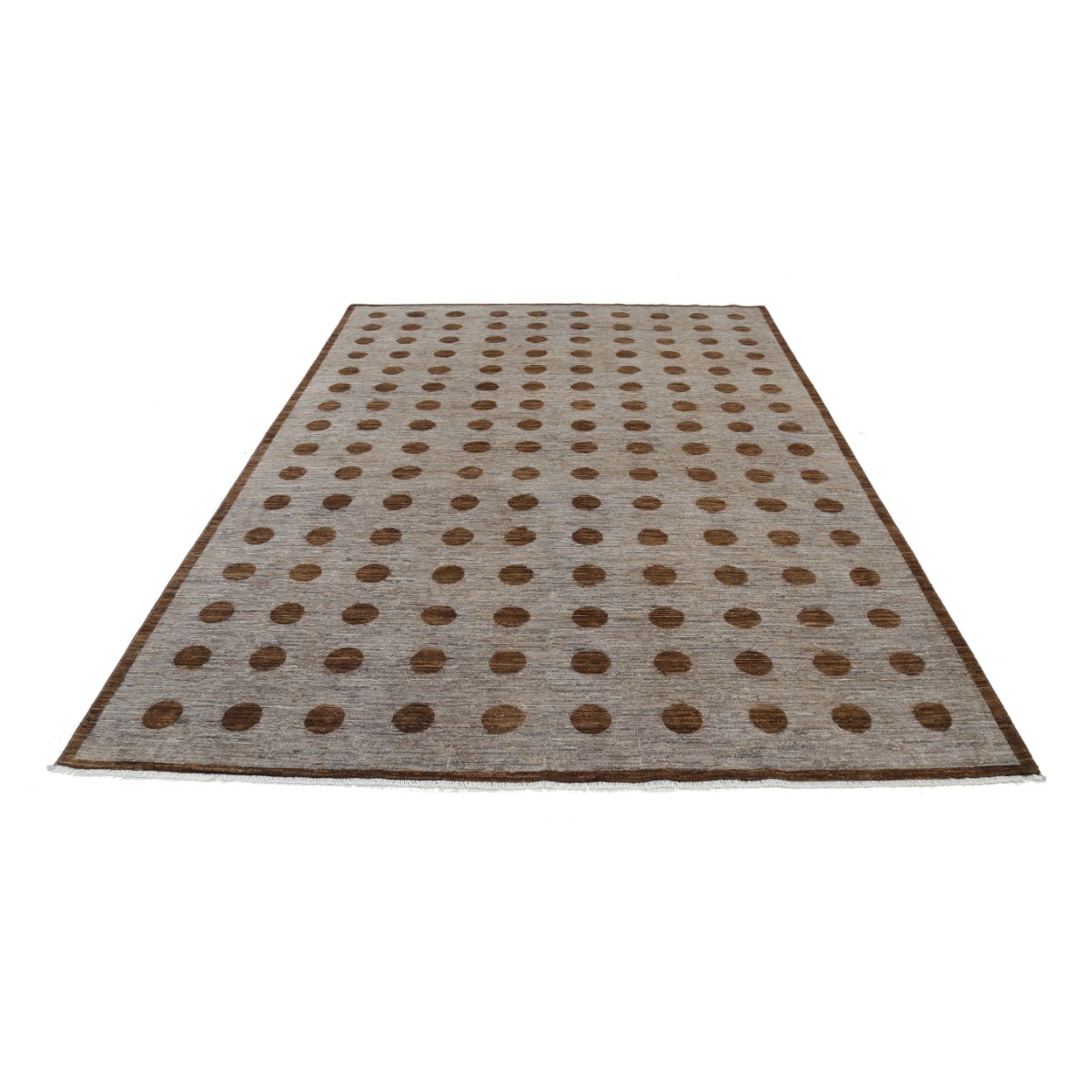 Modcar 7x9 Handmade Double Knotted Washable Wool Rug - Colorful