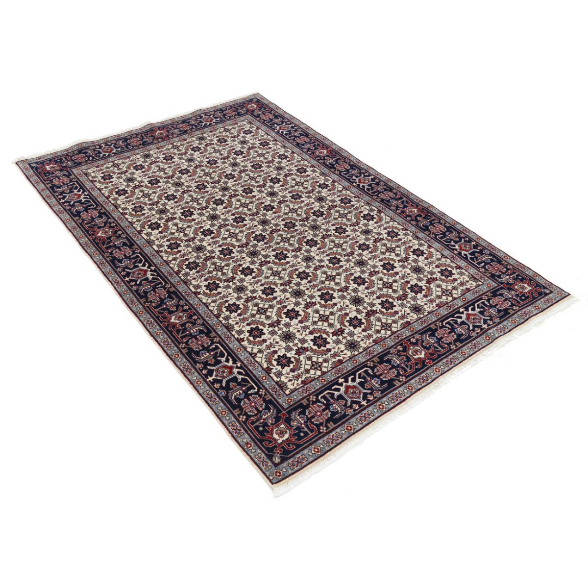 Heritage 4x6 Handmade Double Knotted Washable Wool Rug - Colorful