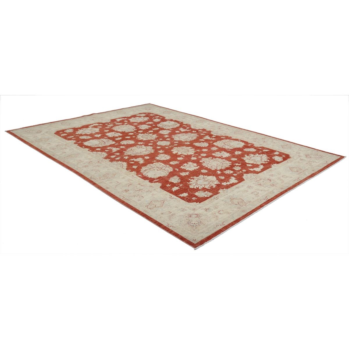 Ziegler 8x11 Handmade Double Knotted Washable Wool Rug - Colorful