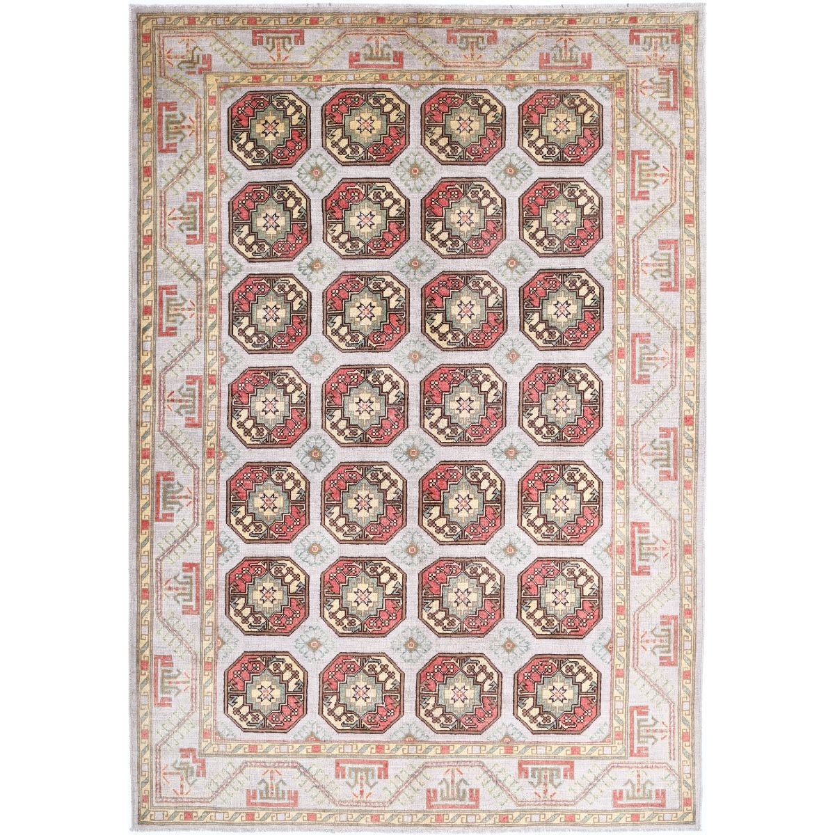 Revival 7x10 Handmade Double Knotted Washable Wool Rug - Colorful