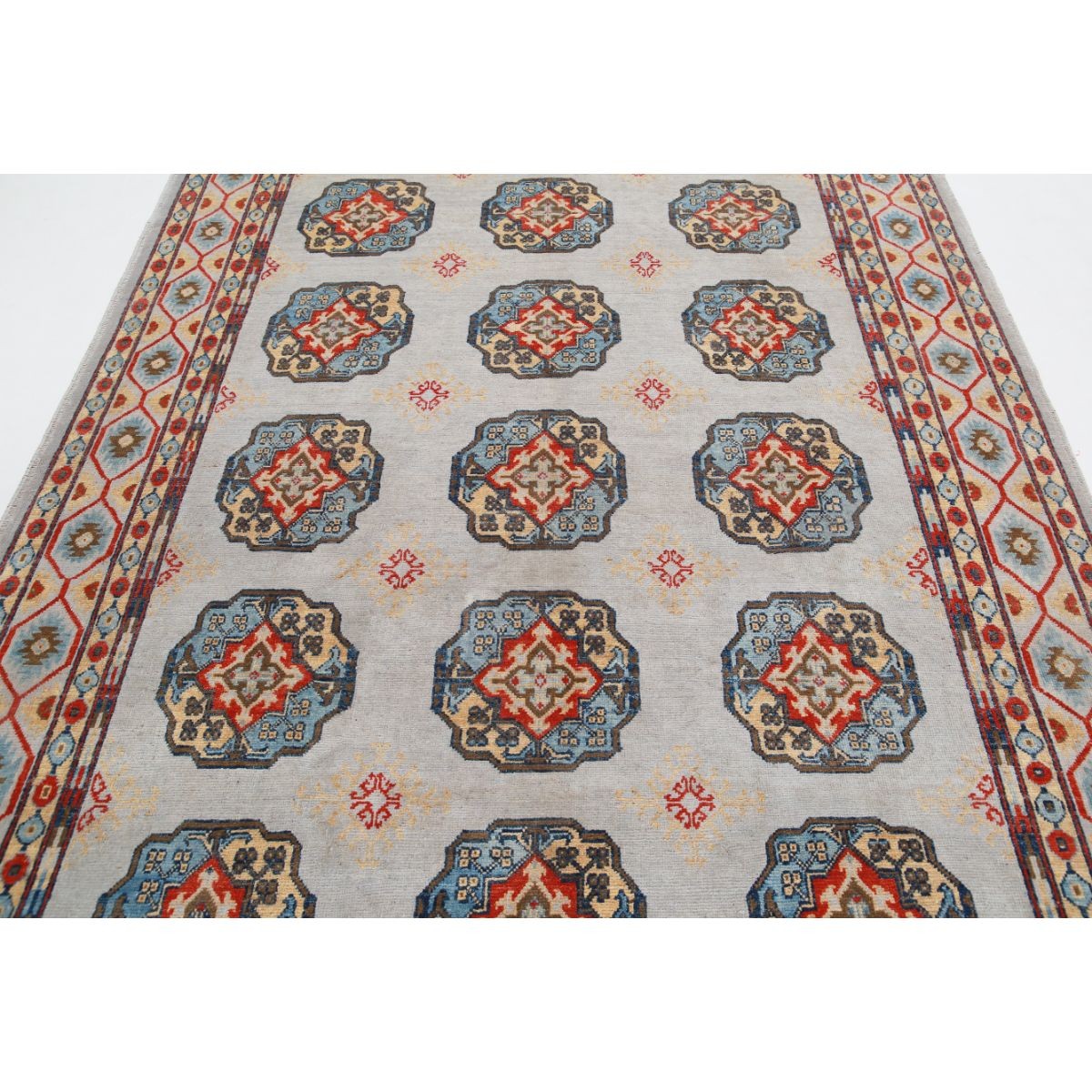 Revival 7x9 Handmade Double Knotted Washable Wool Rug - Colorful