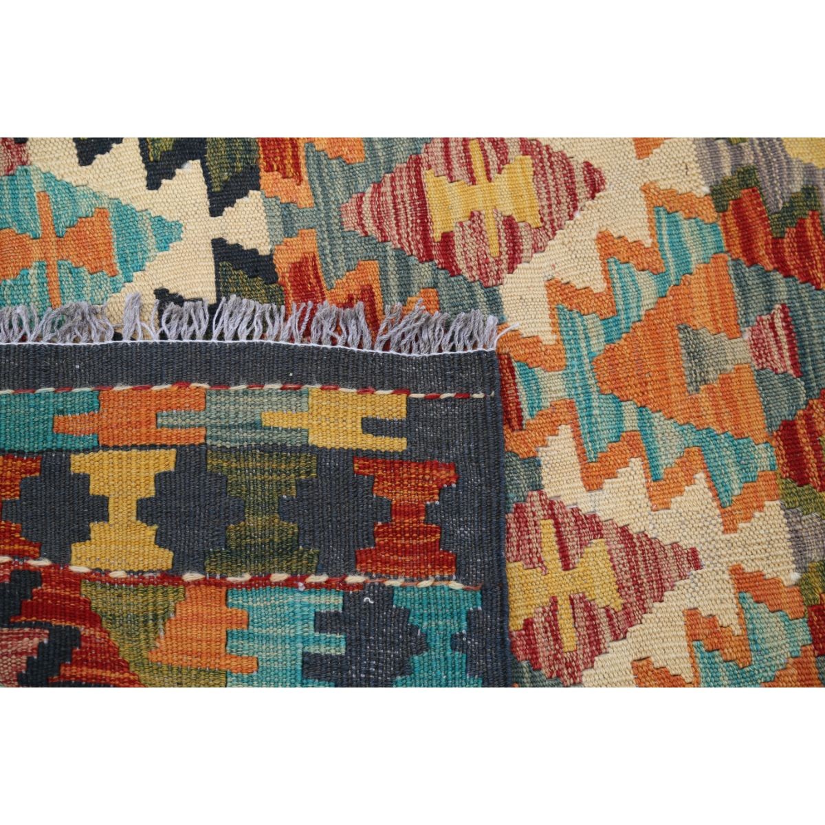 Maimana 3x10 Hand Woven Washable Wool Runner - Colorful