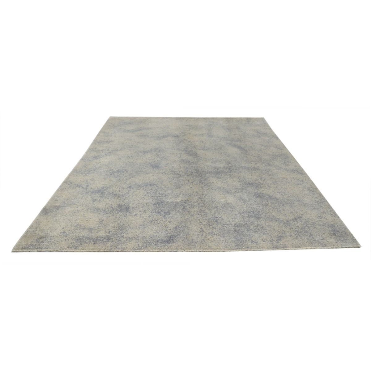 Overdye 8x10 Handmade Double Knotted Washable Wool Rug - Monochormatic