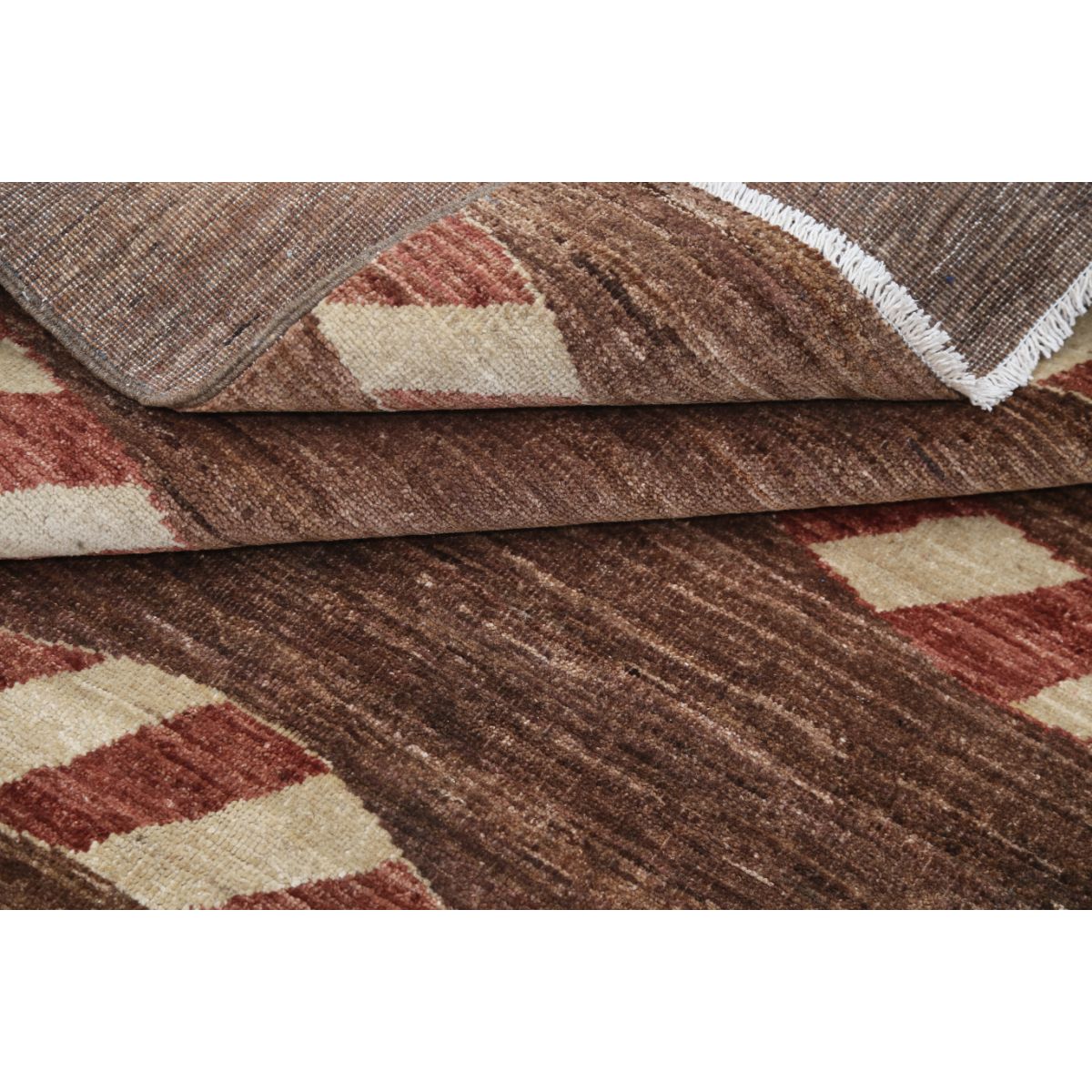 Modcar 4x6 Handmade Double Knotted Washable Wool Rug - Colorful