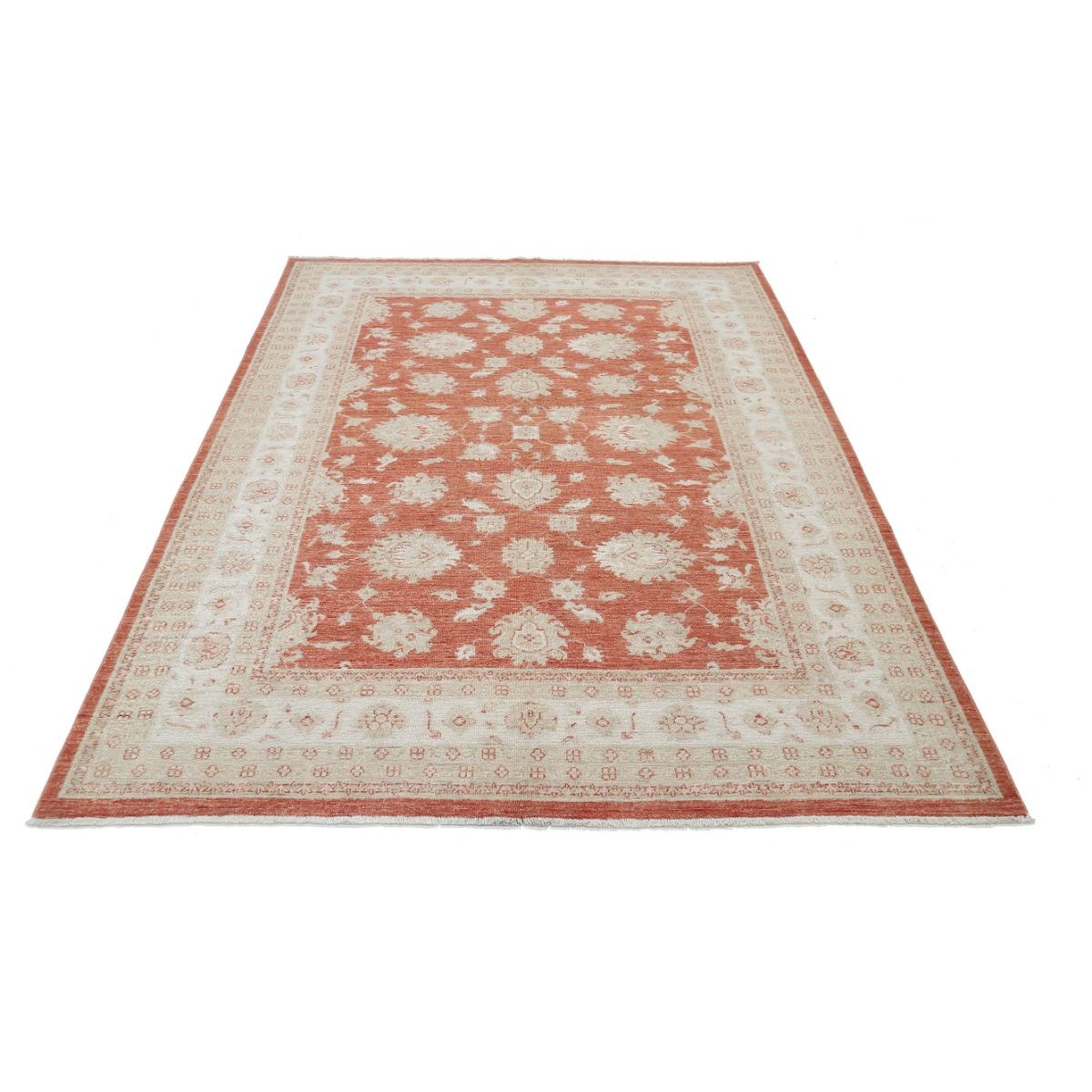 Ziegler 6x8 Handmade Double Knotted Washable Wool Rug - Colorful