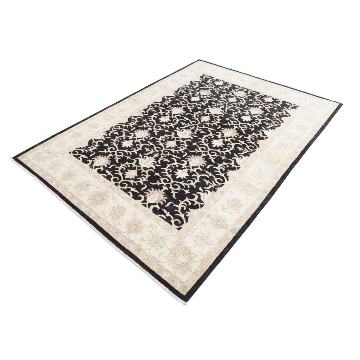Ziegler 6x8 Handmade Double Knotted Washable Wool Rug - Colorful