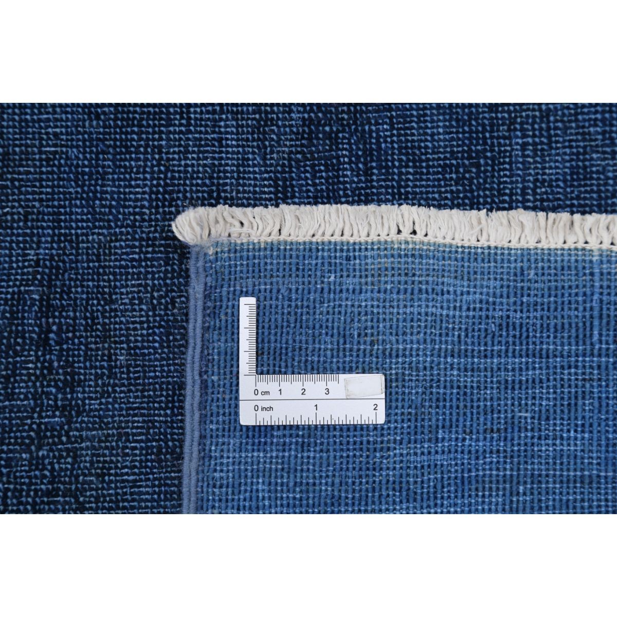 Overdye 3x10 Handmade Double Knotted Washable Wool Runner - Monochormatic