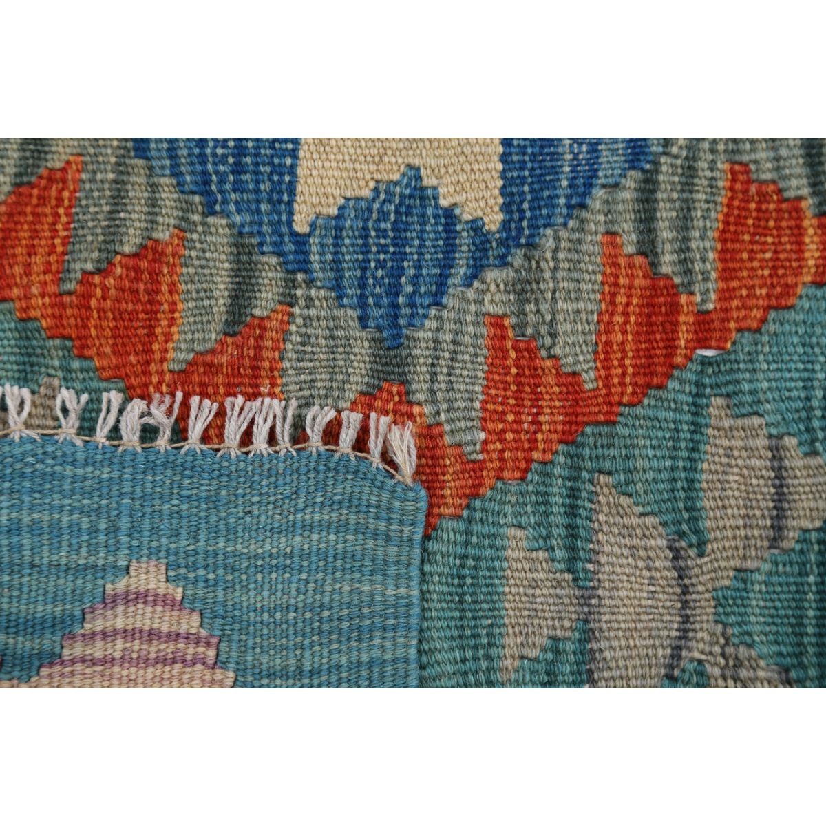 Maimana 6x9 Hand Woven Washable Wool Rug - Colorful