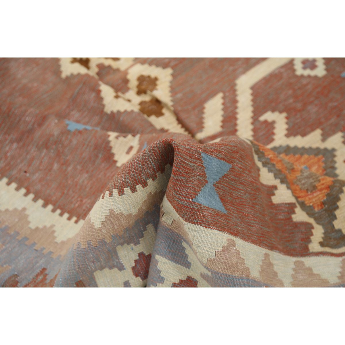Kafkaas 5x7 Hand Woven Washable Wool Rug - Colorful