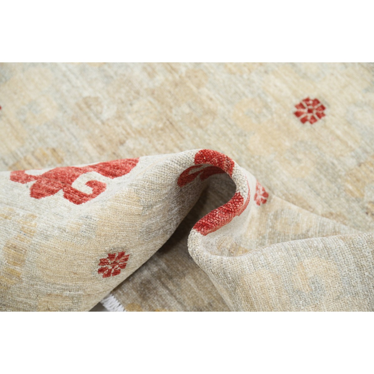 Modcar 6x8 Handmade Double Knotted Washable Wool Rug - Colorful