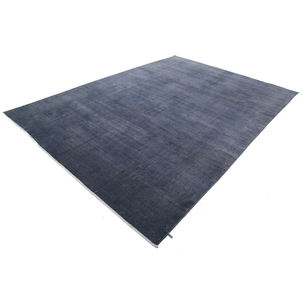 Fine 9x12 Handmade Double Knotted Washable Wool Rug - Monochormatic