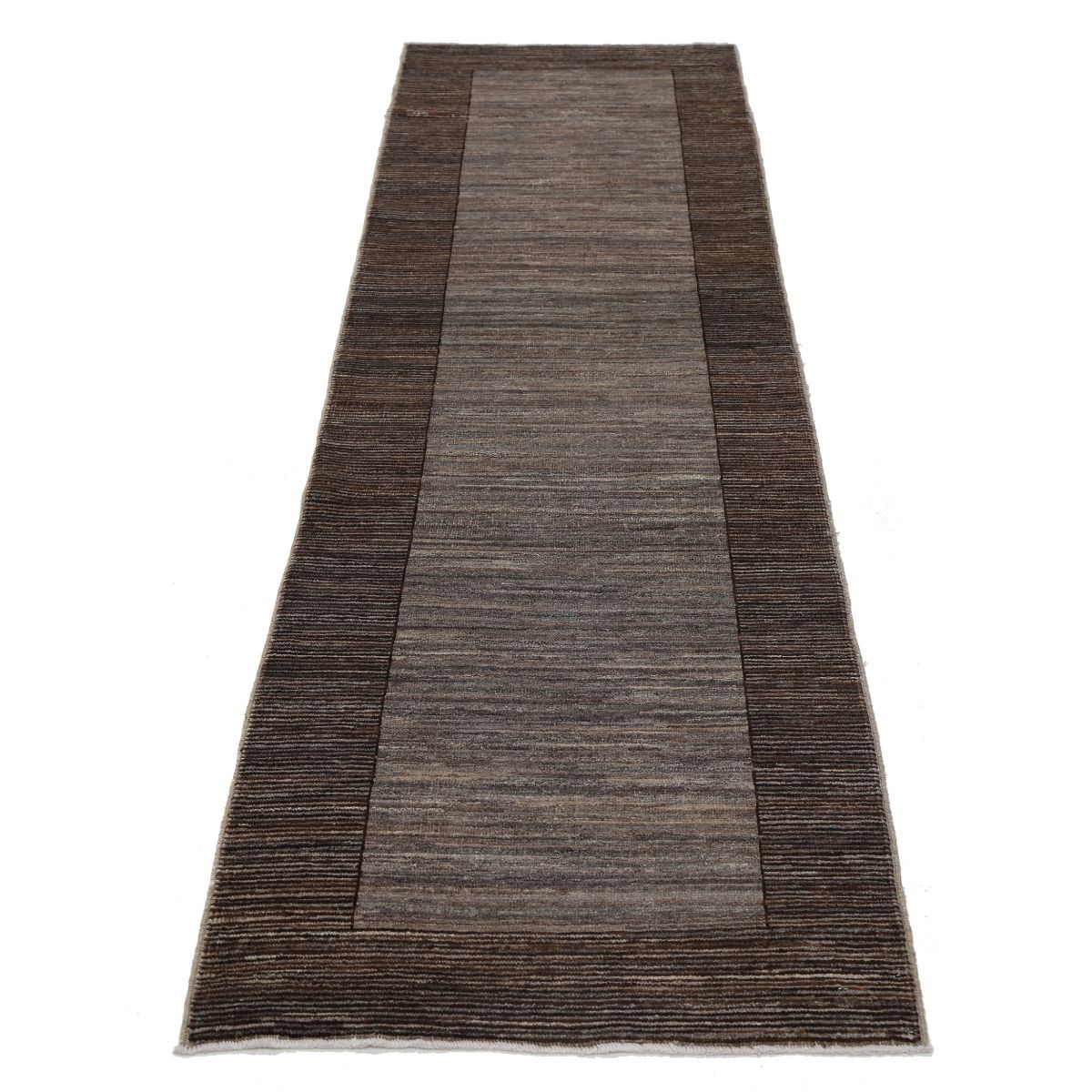 Modcar 3x8 Handmade Double Knotted Washable Wool Runner - Colorful