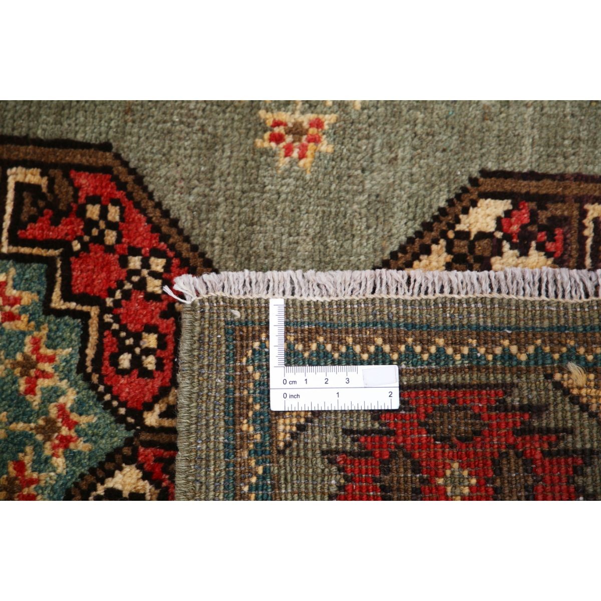 Revival 3x4 Handmade Double Knotted Washable Wool Rug - Colorful