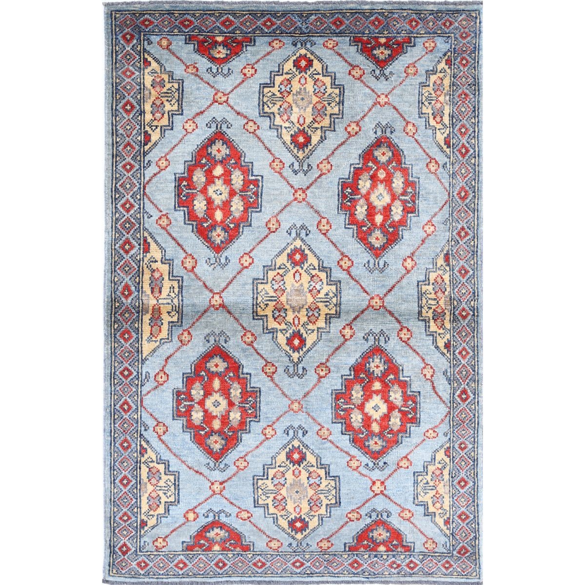 Revival 3x5 Handmade Double Knotted Washable Wool Rug - Colorful