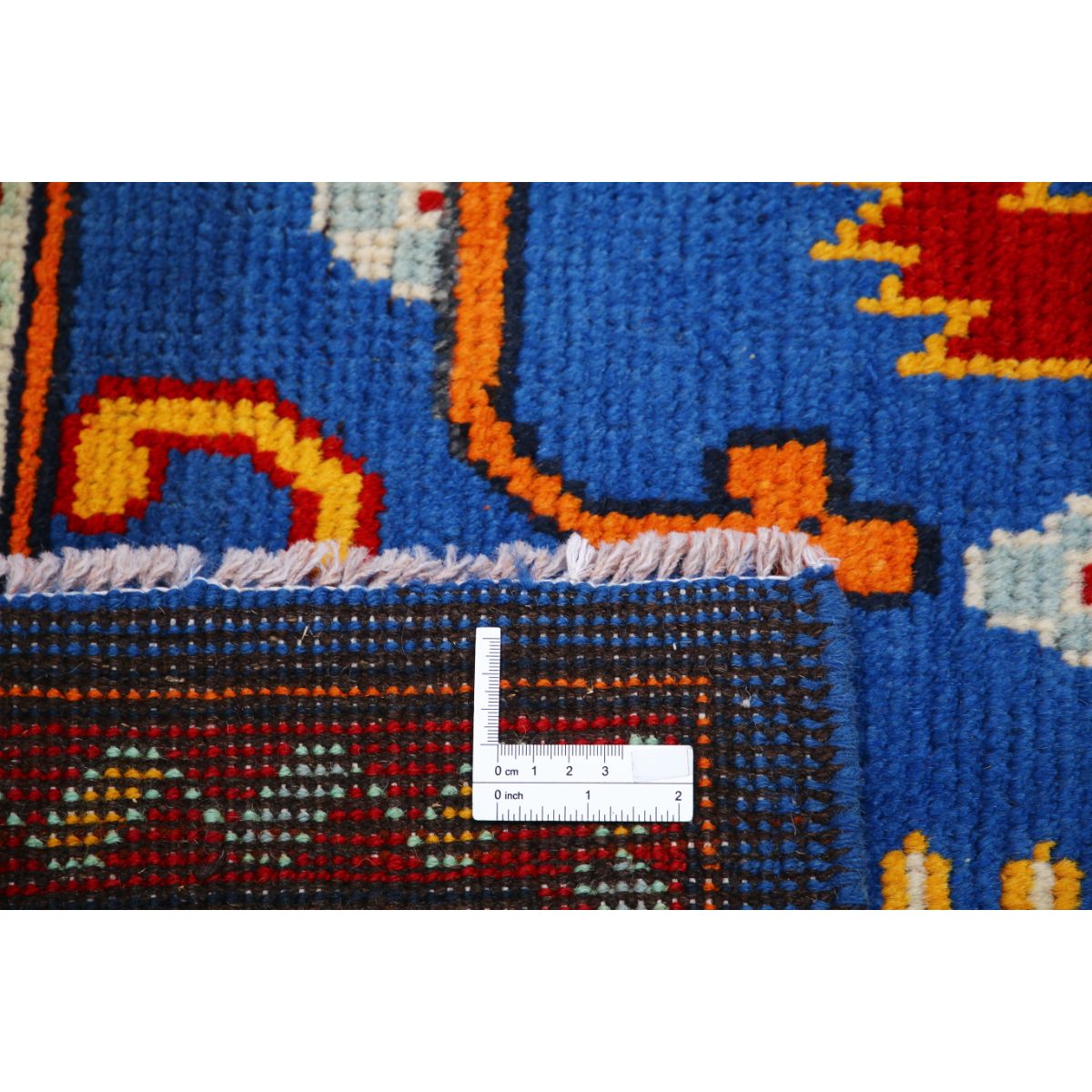 Revival 6x8 Handmade Double Knotted Washable Wool Rug - Colorful