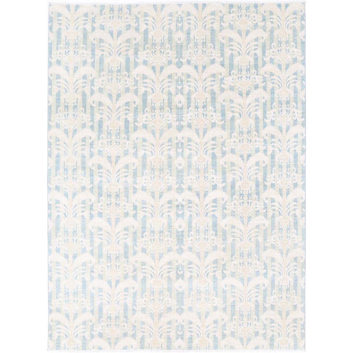 Artemix 6x9 Handmade Double Knotted Washable Wool Rug - Soft Hues