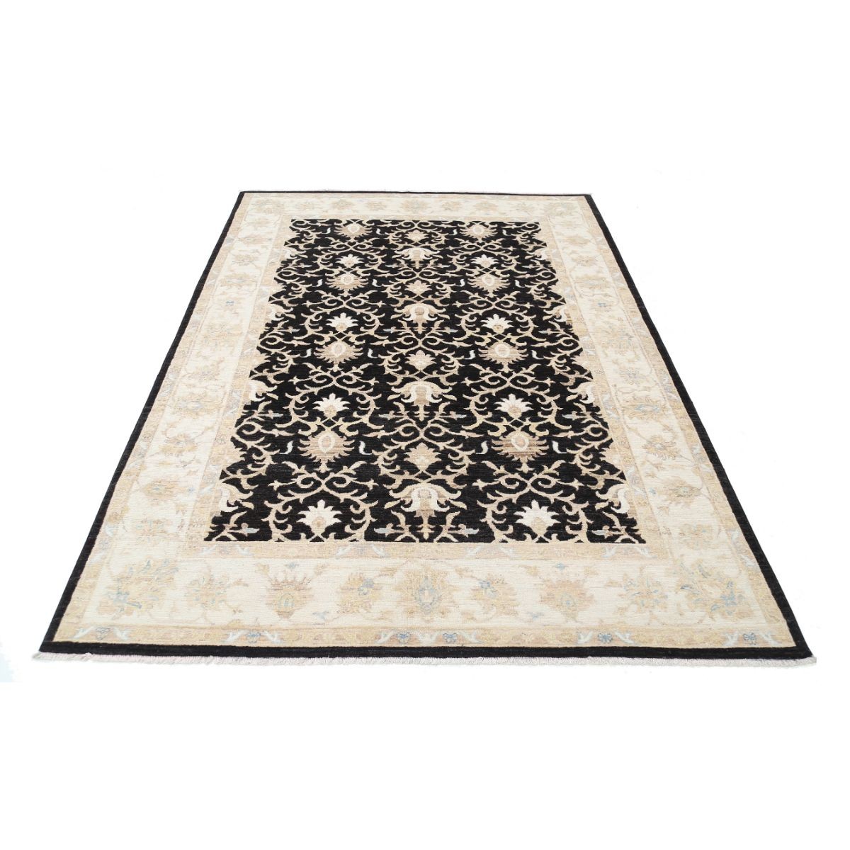 Ziegler 6x8 Handmade Double Knotted Washable Wool Rug - Colorful