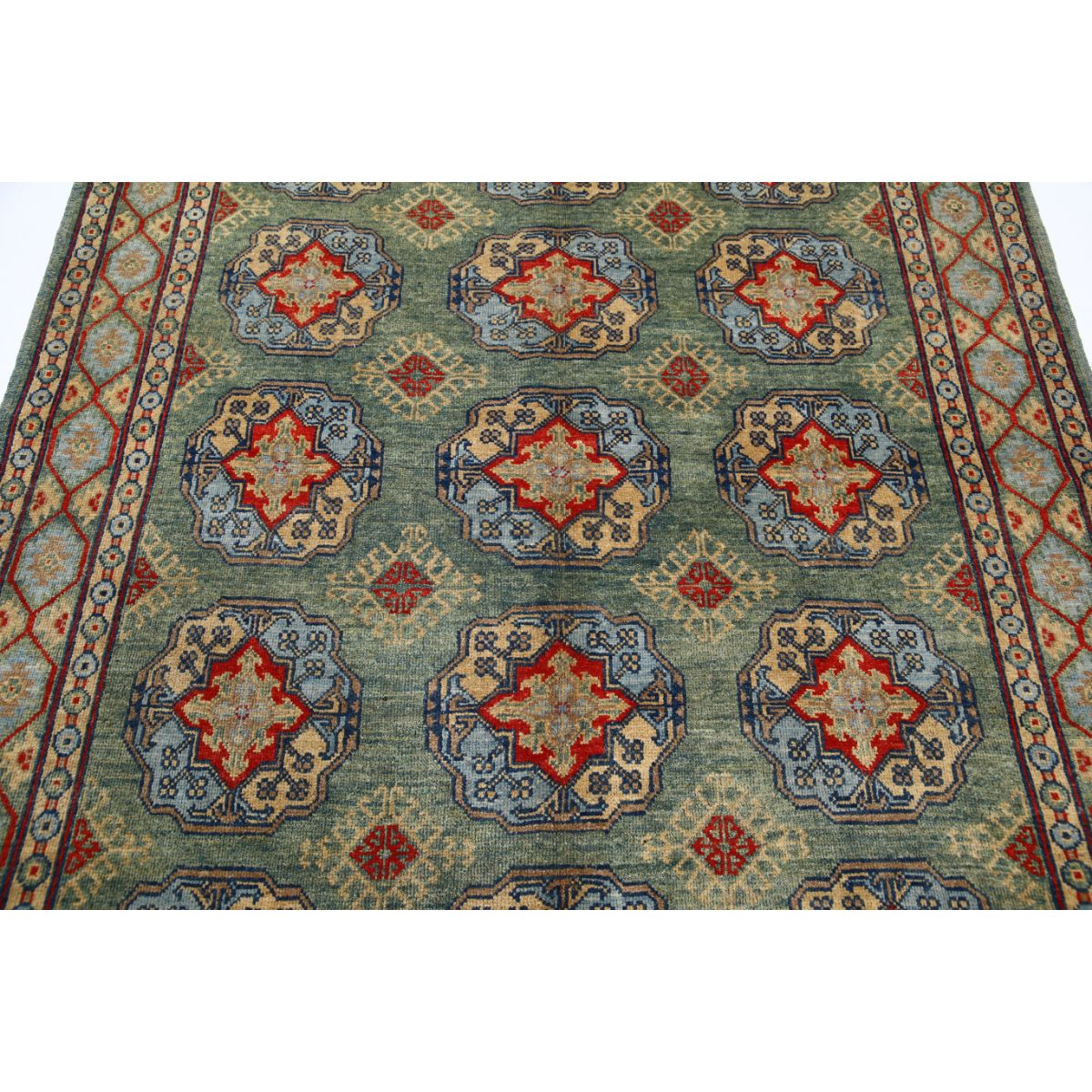 Revival 6x8 Handmade Double Knotted Washable Wool Rug - Colorful