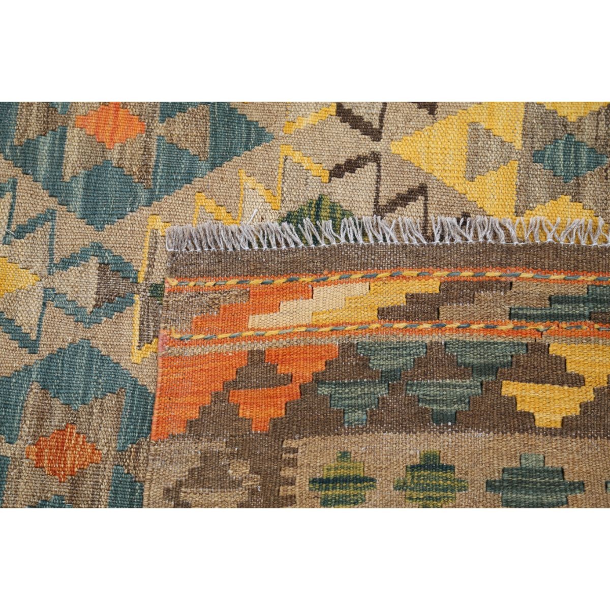 Maimana 4x6 Hand Woven Washable Wool Rug - Colorful