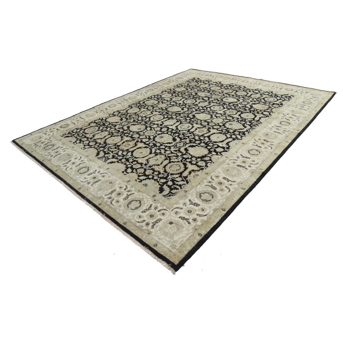 Ziegler 9x12 Handmade Double Knotted Washable Wool Rug - Colorful