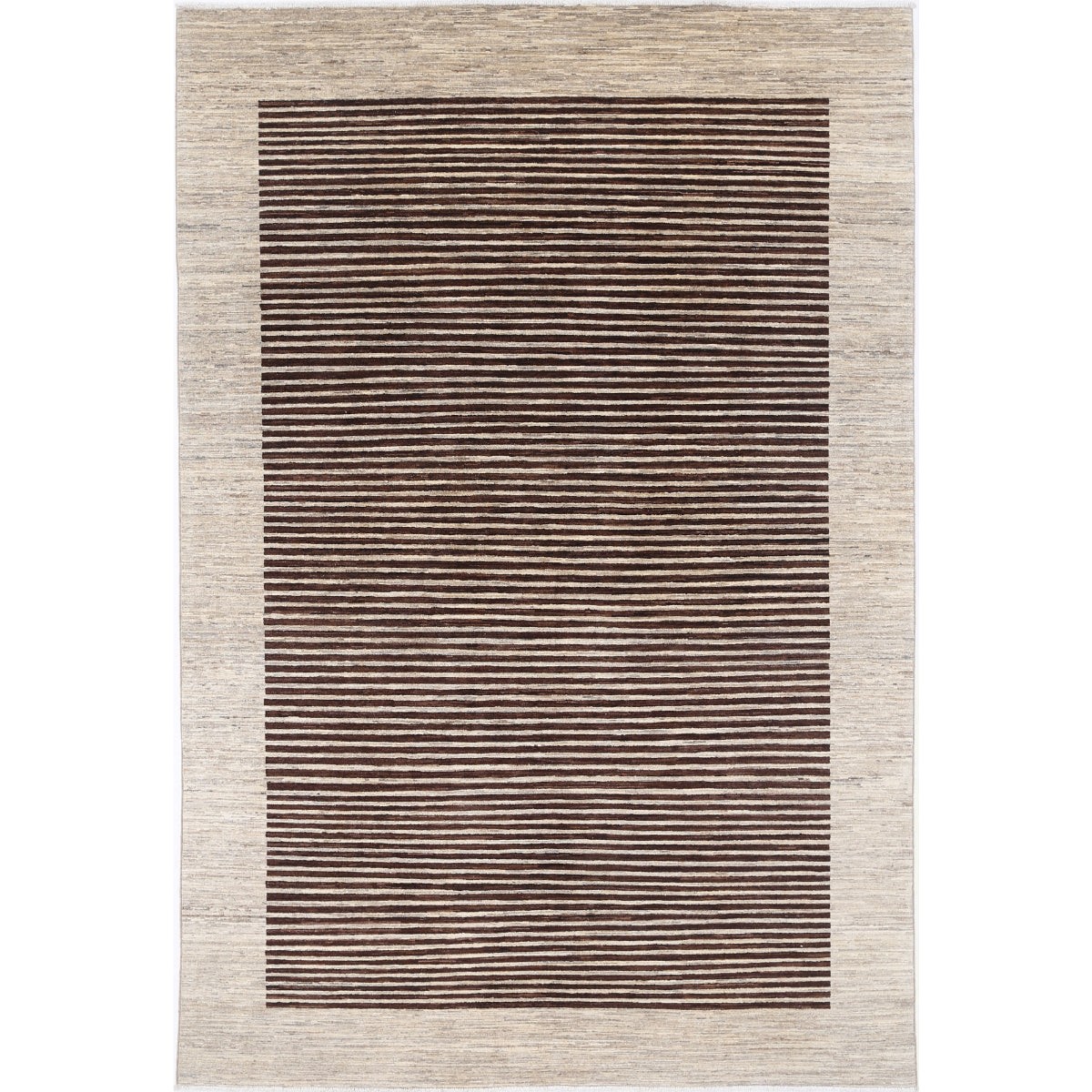 Modcar 6x10 Handmade Double Knotted Washable Wool Rug - Colorful