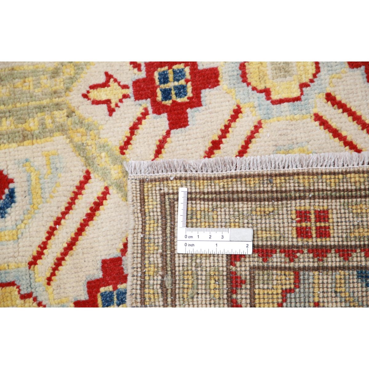 Revival 3x4 Handmade Double Knotted Washable Wool Rug - Colorful