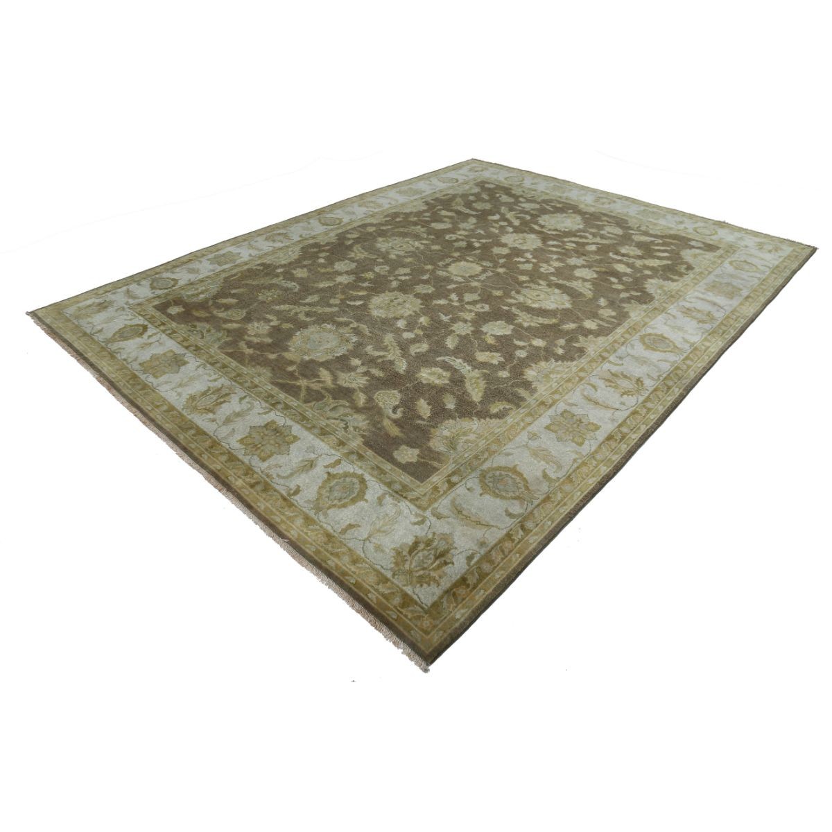 Ziegler 9x12 Handmade Double Knotted Washable Wool Rug - Colorful