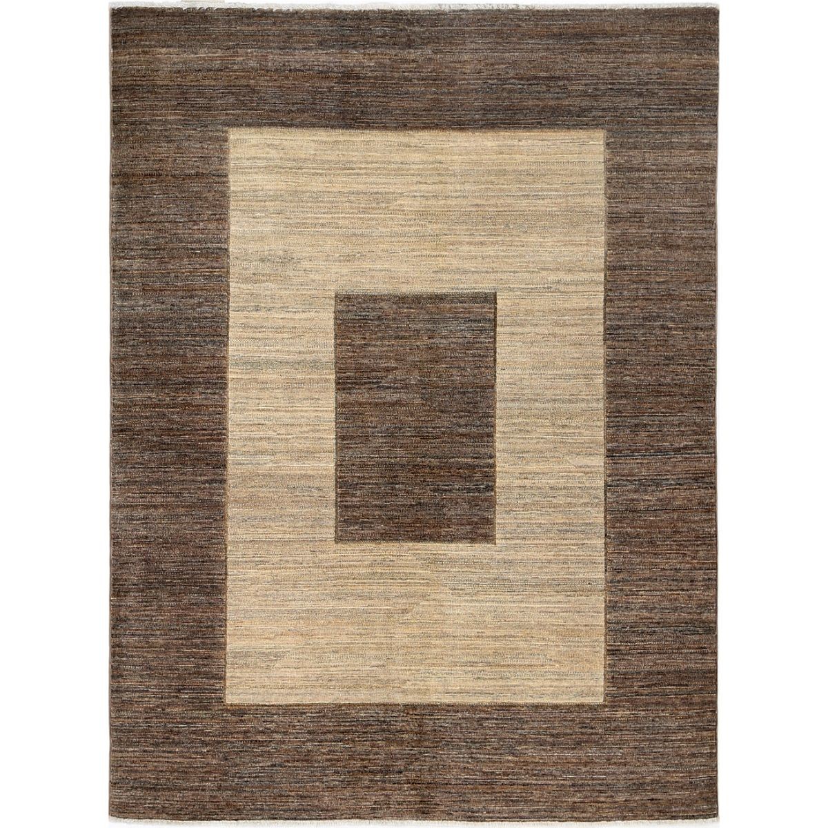 Modcar 5x7 Handmade Double Knotted Washable Wool Rug - Colorful