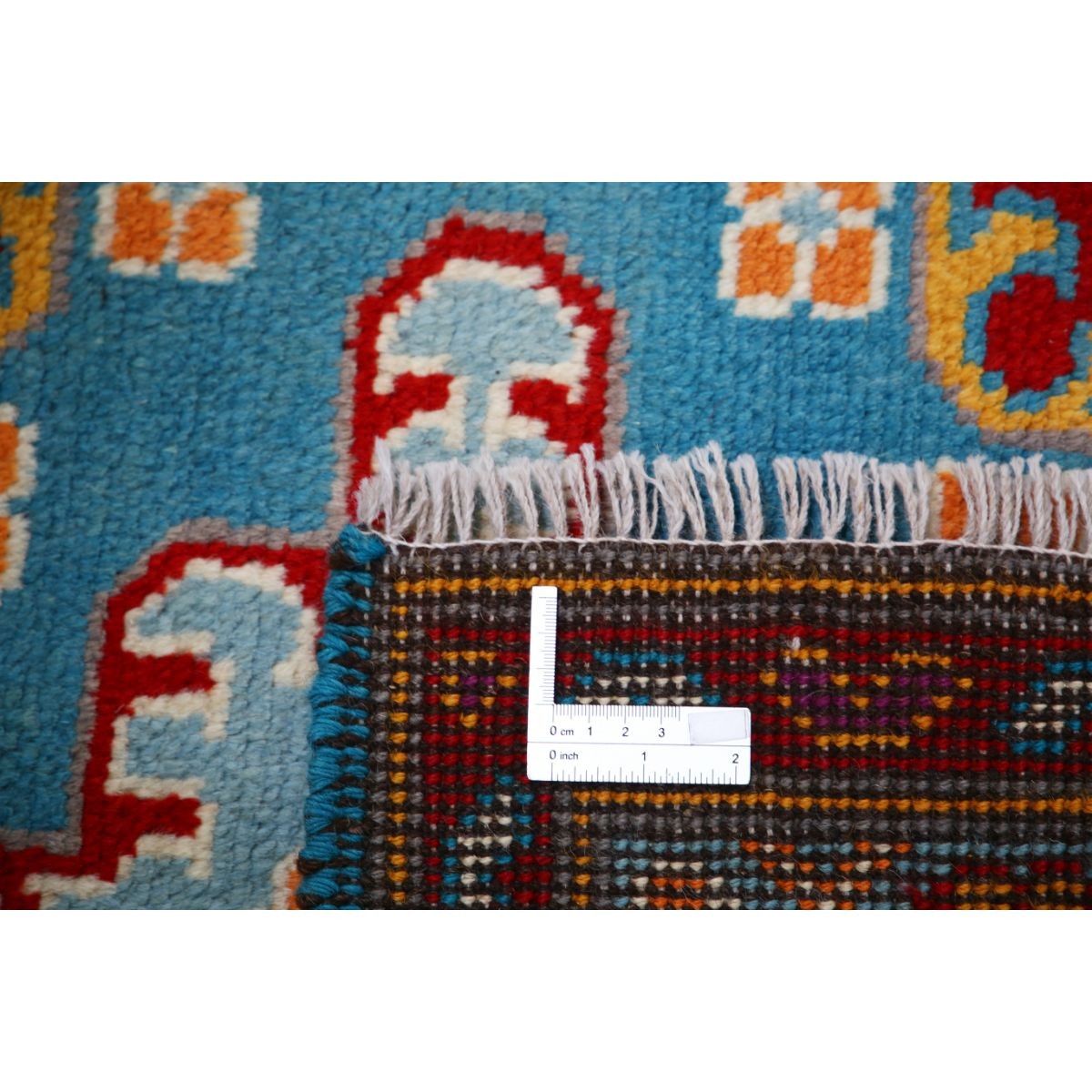 Revival 5x7 Handmade Double Knotted Washable Wool Rug - Colorful
