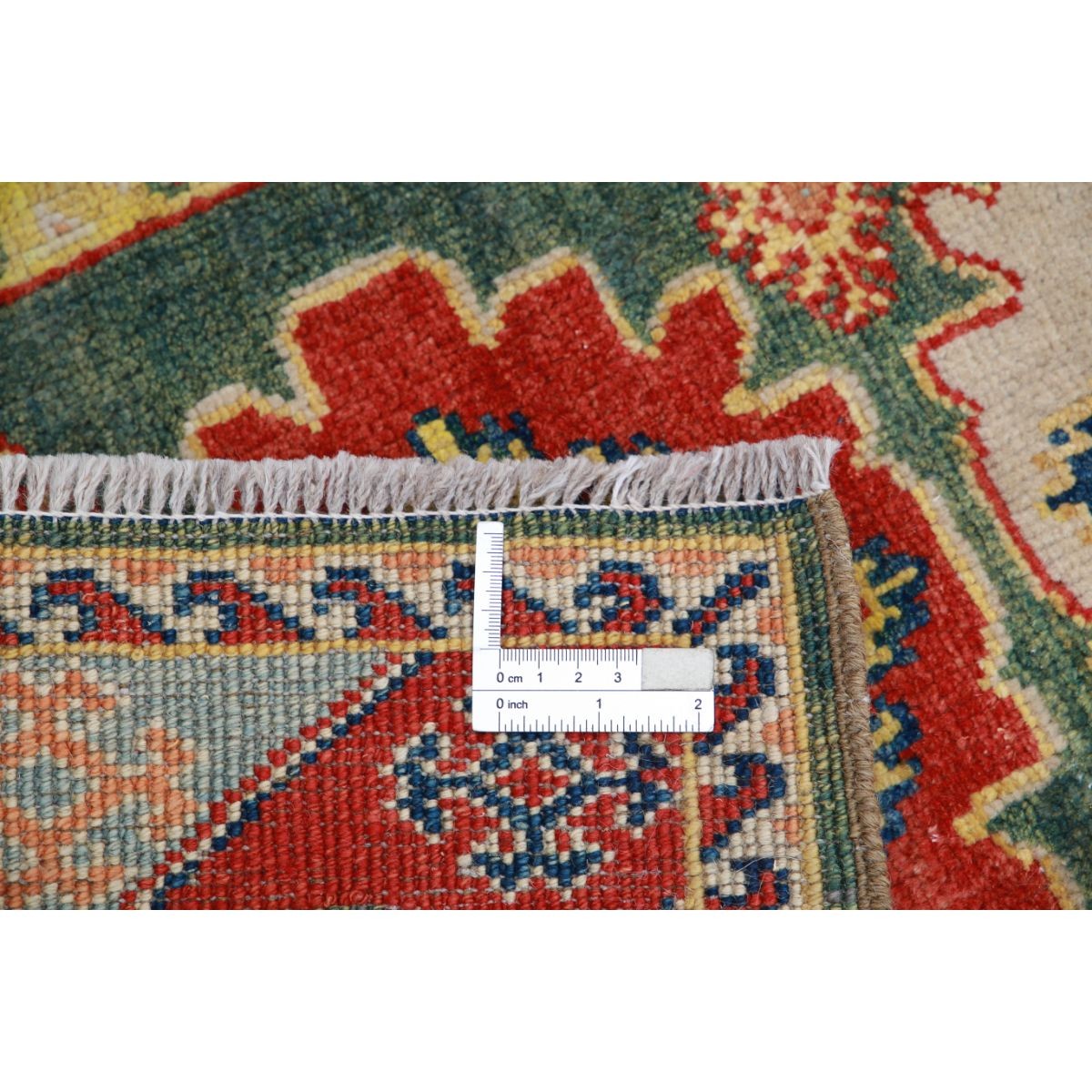 Revival 2x3 Handmade Double Knotted Washable Wool Rug - Colorful