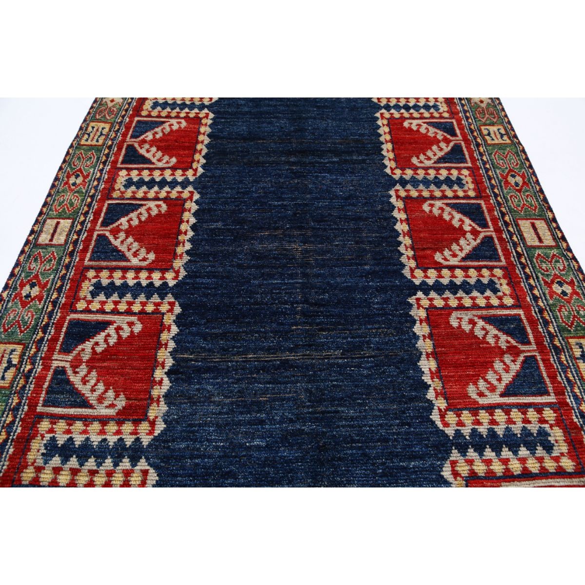 Revival 6x10 Handmade Double Knotted Washable Wool Rug - Colorful