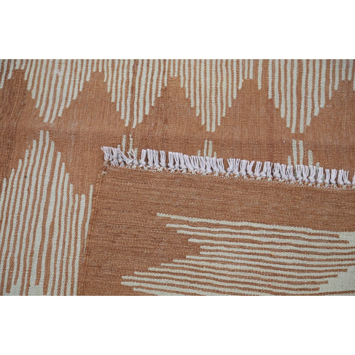 Kafkaas 4x6 Hand Woven Washable Wool Rug - Colorful