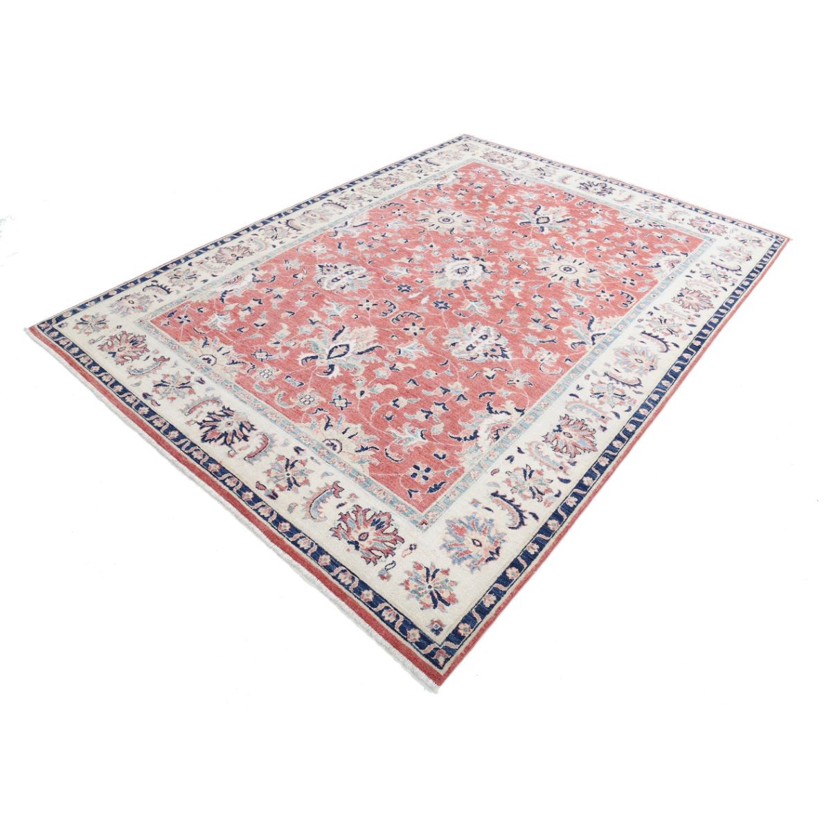 Ziegler 7x9 Handmade Double Knotted Washable Wool Rug - Colorful