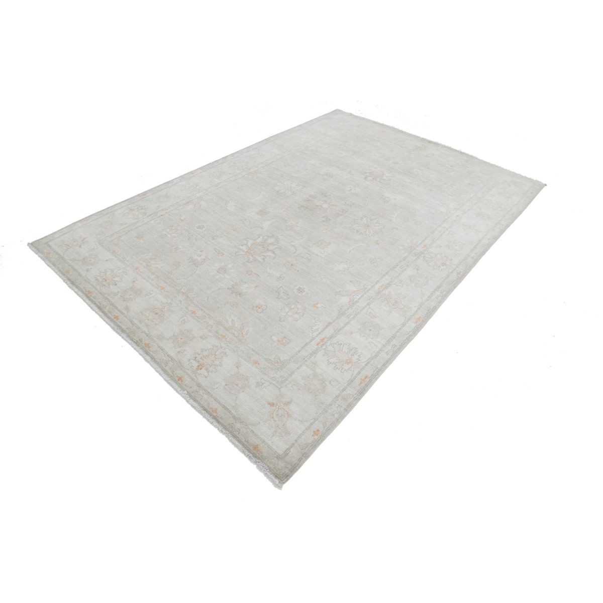 Serenity 6x9 Handmade Double Knotted Washable Wool Rug - Soft Hues