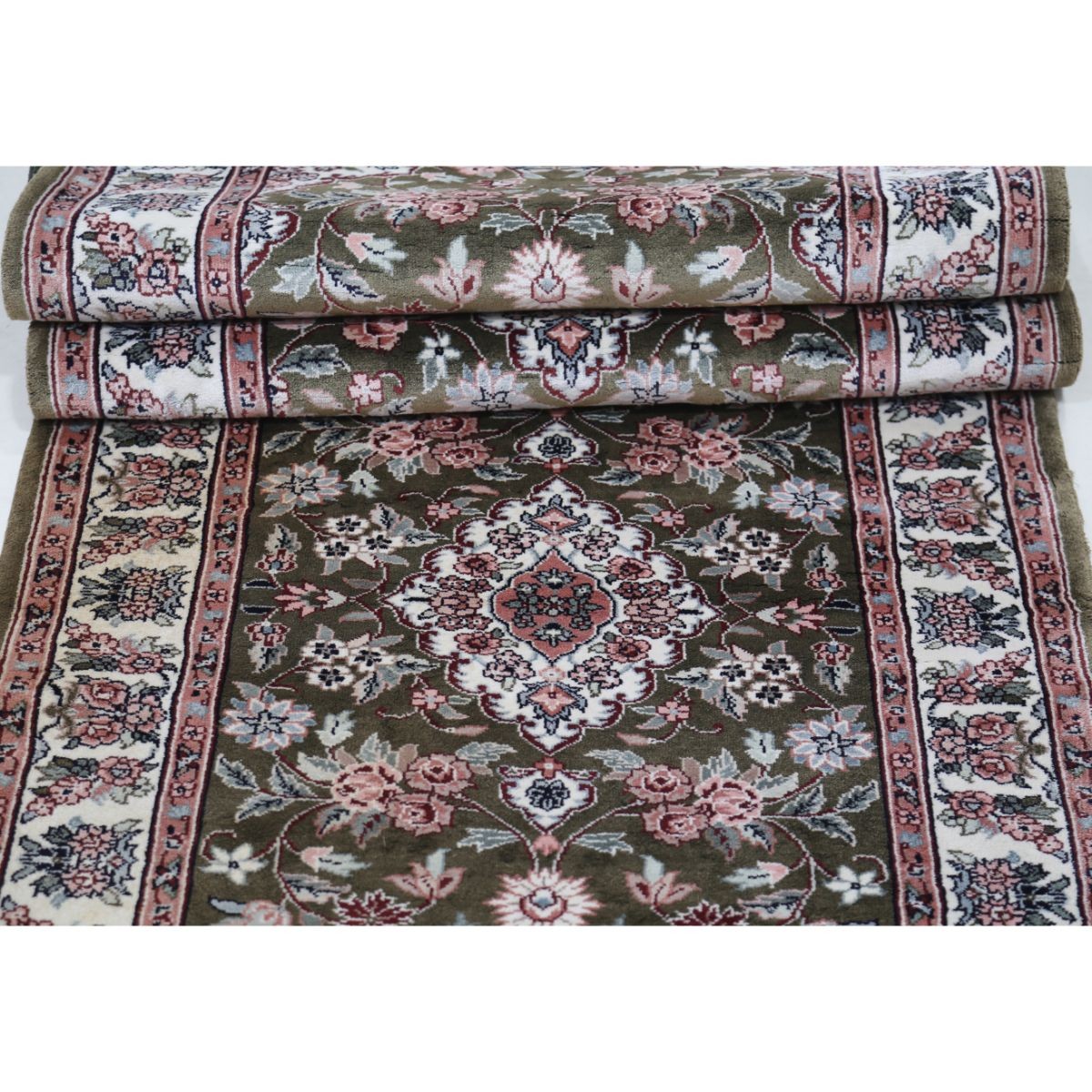 Legacy 3x14 Handmade Double Knotted Washable Art Silk Runner - Colorful