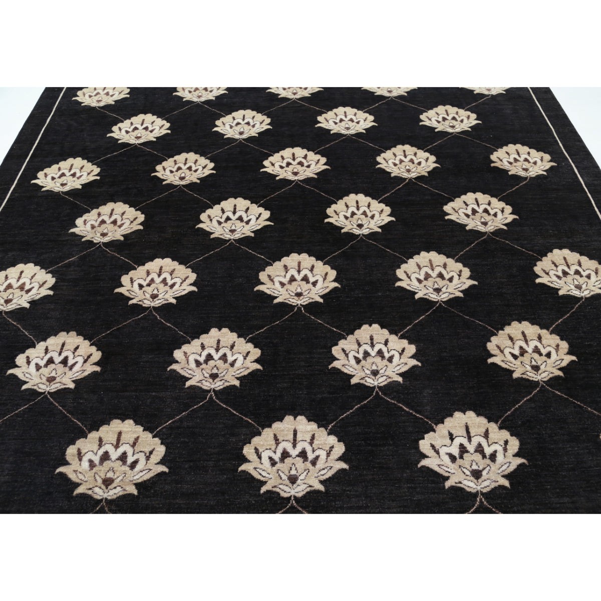 Modcar 8x9 Handmade Double Knotted Washable Wool Rug - Colorful