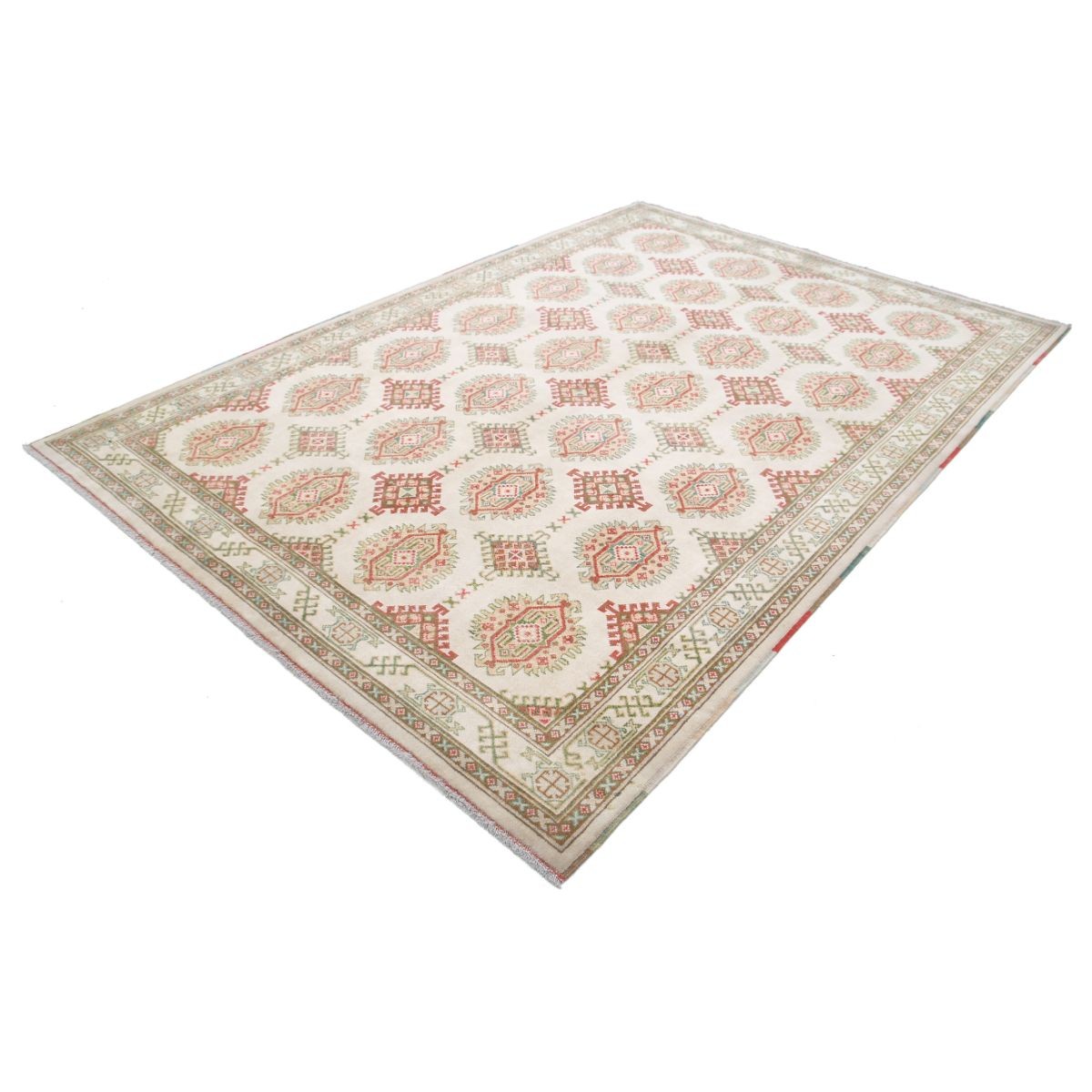 Revival 7x10 Handmade Double Knotted Washable Wool Rug - Colorful