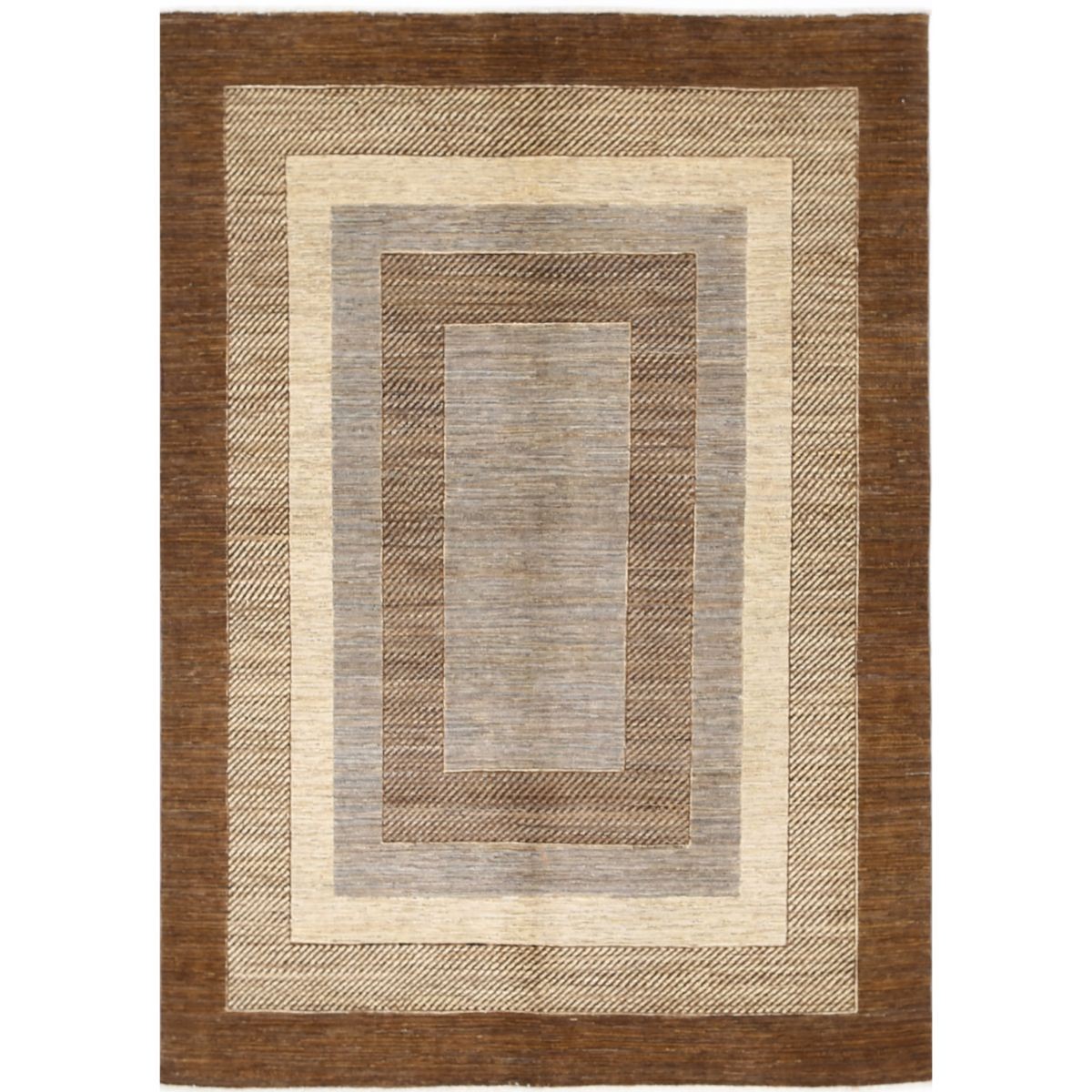 Modcar 6x8 Handmade Double Knotted Washable Wool Rug - Colorful