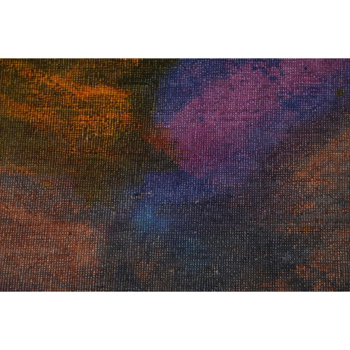 Overdye 6x9 Handmade Double Knotted Washable Wool Rug - Monochormatic