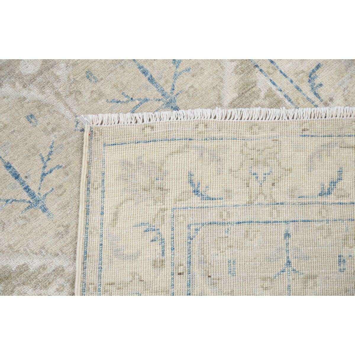 Serenity 3x9 Handmade Double Knotted Washable Wool Runner - Soft Hues