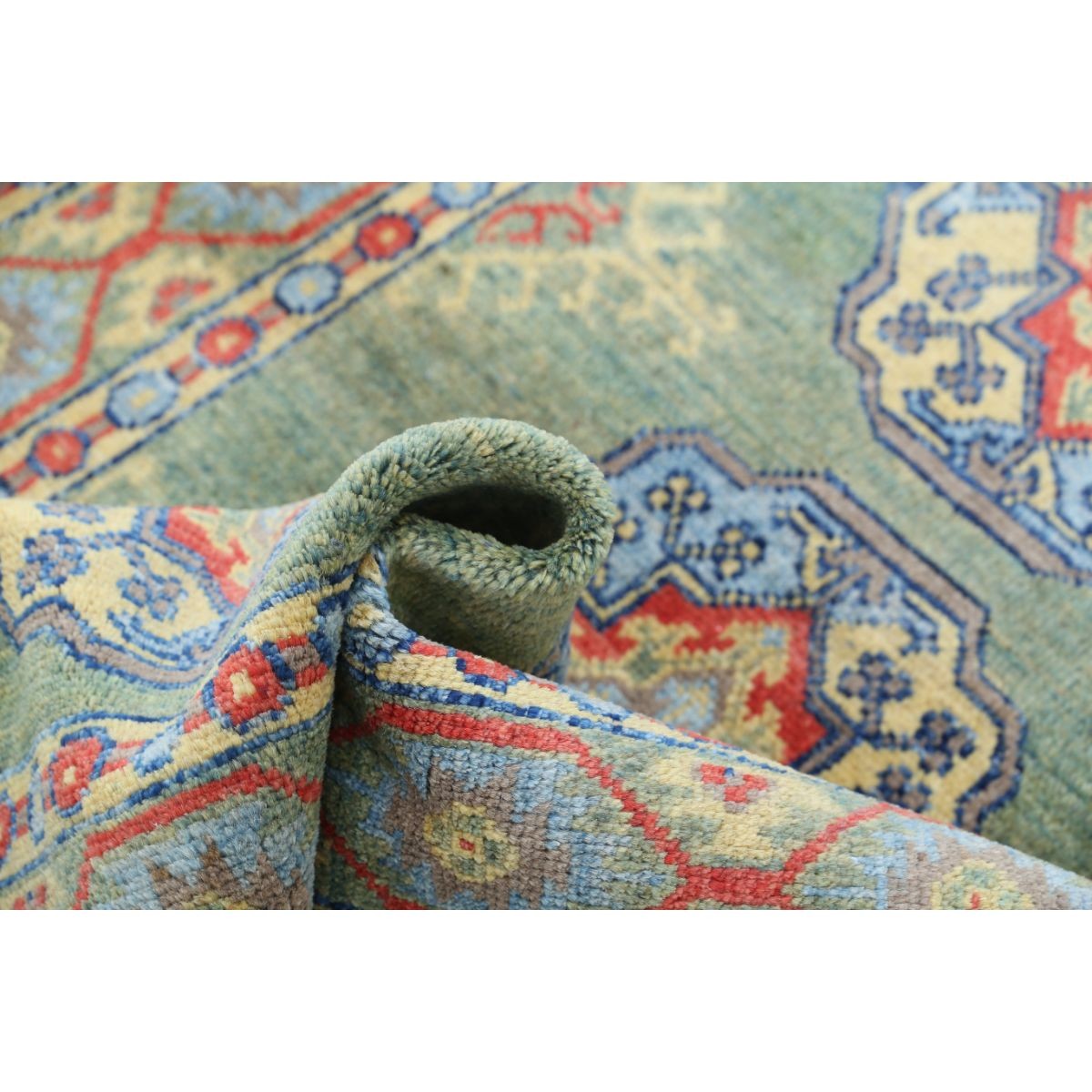 Revival 3x5 Handmade Double Knotted Washable Wool Rug - Colorful