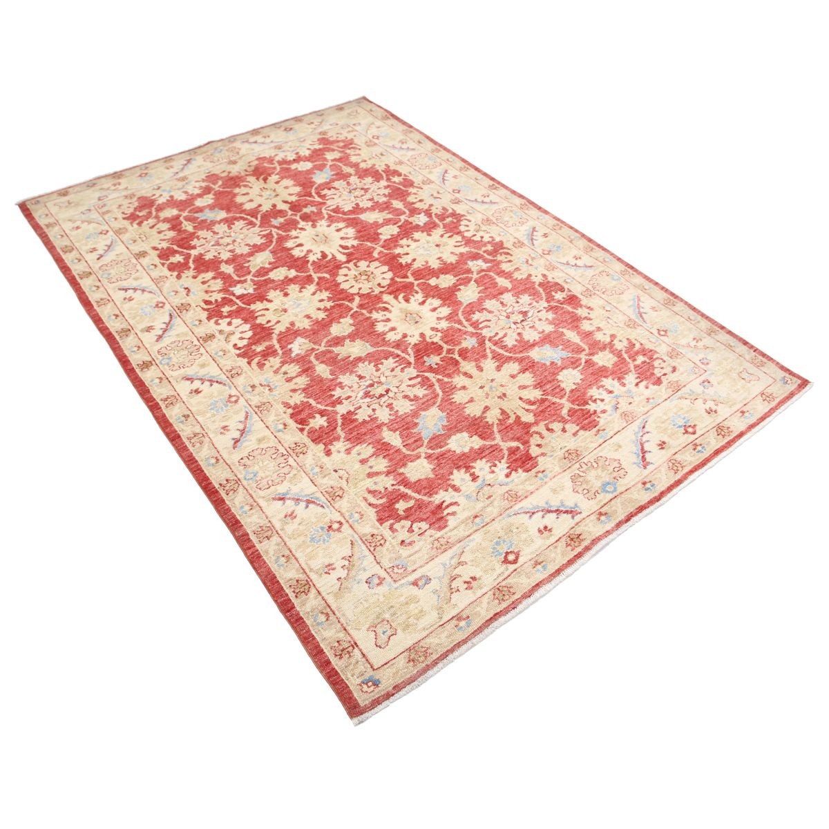 Ziegler 5x7 Handmade Double Knotted Washable Wool Rug - Colorful