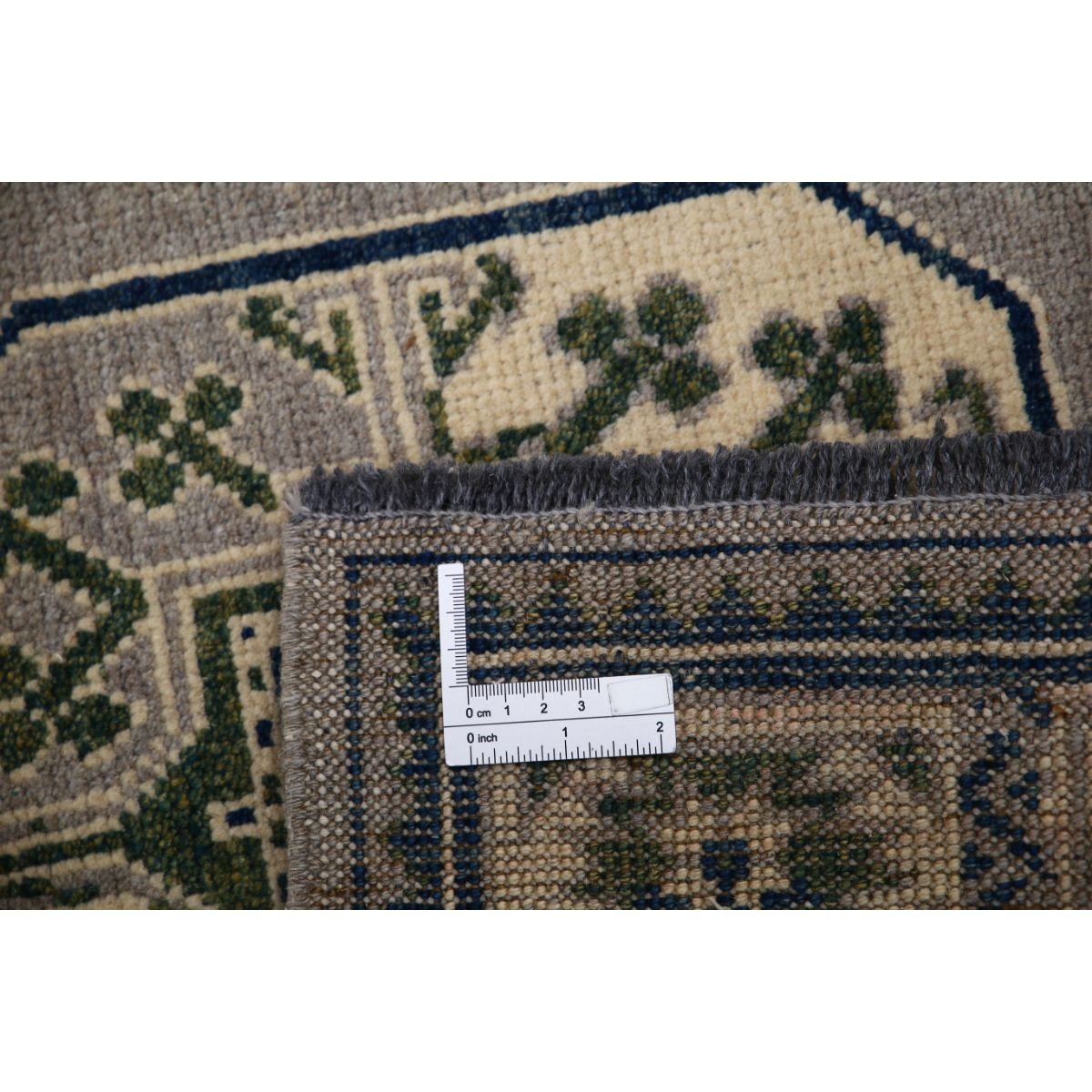 Revival 3x4 Handmade Double Knotted Washable Wool Rug - Colorful