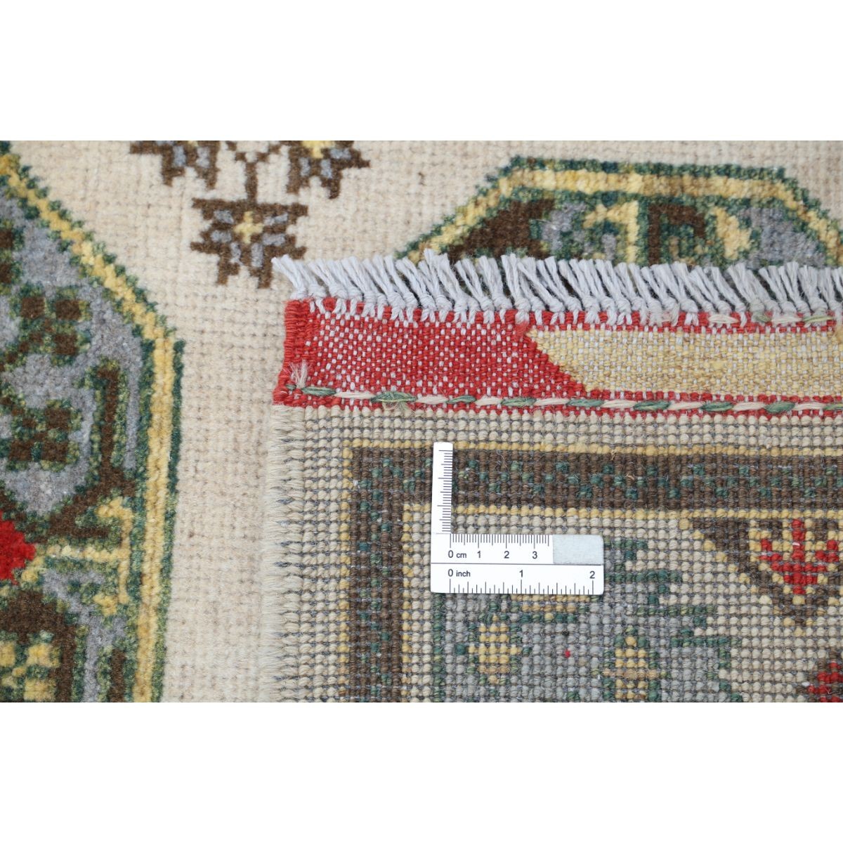 Revival 2x4 Handmade Double Knotted Washable Wool Rug - Colorful