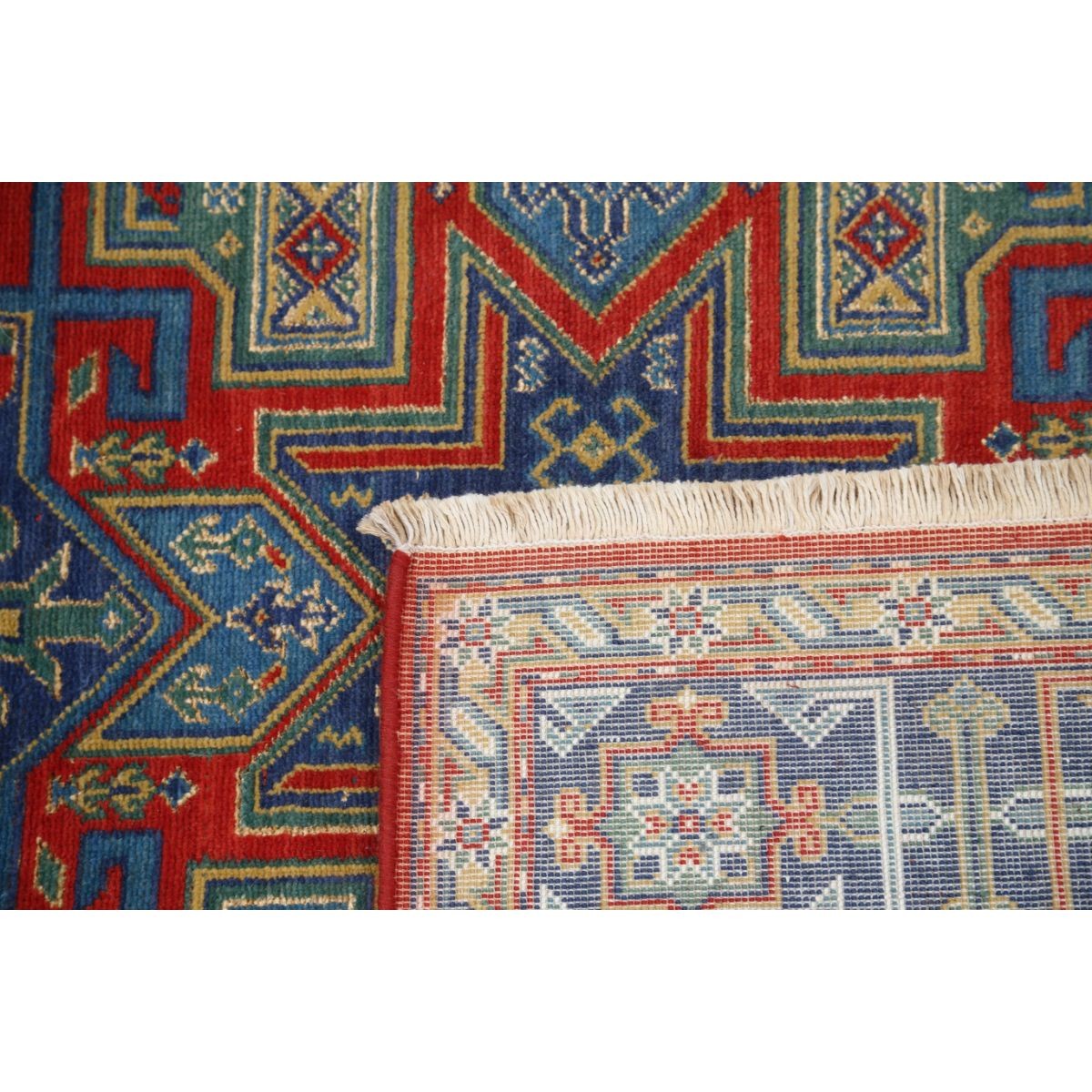 Gulshan-4'0" 4x6 Machine-Made Washable Wool Rug - Colorful