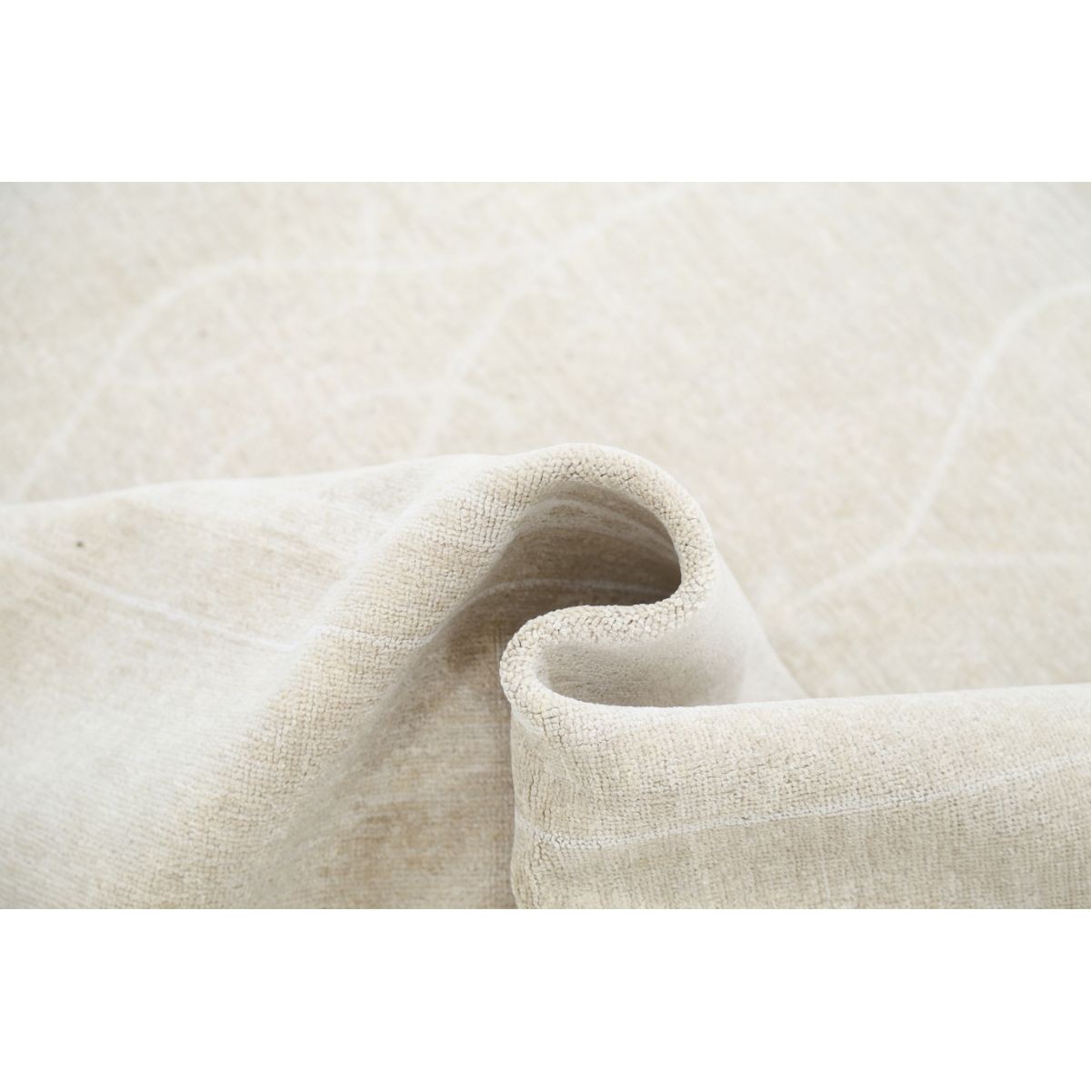 Serenity 8x11 Handmade Double Knotted Washable Wool Rug - Soft Hues