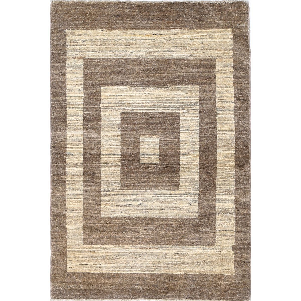 Modcar 3x5 Handmade Double Knotted Washable Wool Rug - Colorful