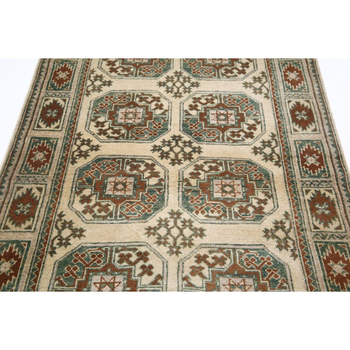Revival 4x6 Handmade Double Knotted Washable Wool Rug - Colorful
