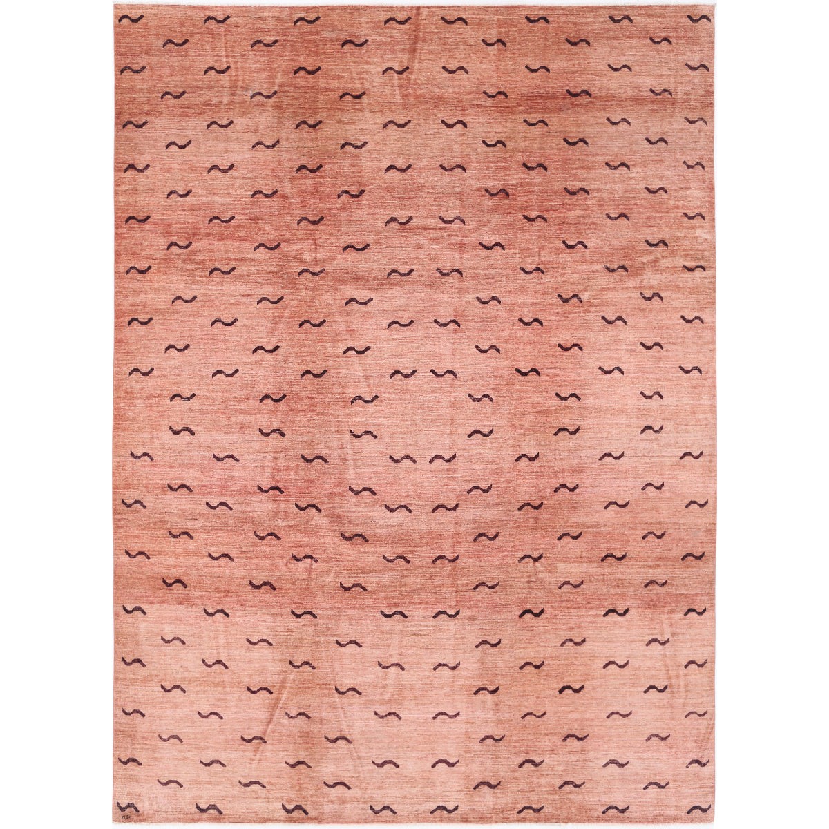 Modcar 10x14 Handmade Double Knotted Washable Wool Rug - Colorful