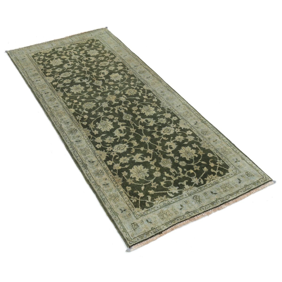 Ziegler 3x6 Handmade Double Knotted Washable Wool Runner - Colorful